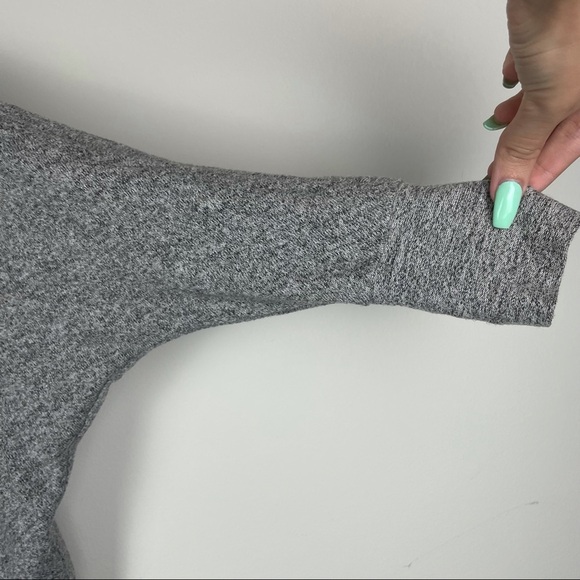 American Eagle Gray Soft Long Sleeve Cardigan - Picture 4 of 7